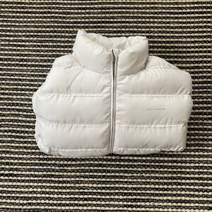 🌿Daily Paper Womens The Sela Cropped Ribbed Oversized Puffer Jacket XL